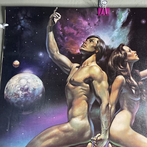 Boris Vallejo Reaching for the Stars Poster 19x23.5 Fantasy Art Vintage Rare - Picture 4 of 5